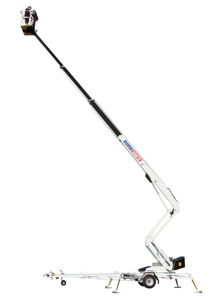 Tilhengerlift, knekkarm el/batt/bensin arb.h <27m Tilhengerlift, knekkarm el/batt/bensin arb.h <27m